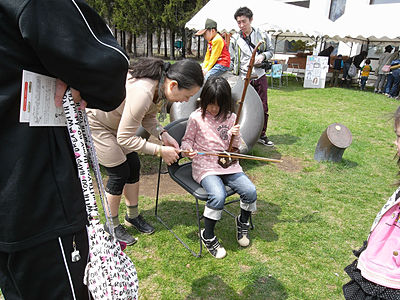 「いい音が出たぁ！」