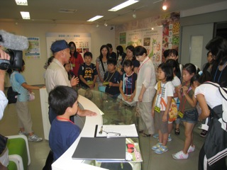 市場の見学