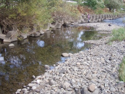 1条大橋と水たまり 1条大橋と水たまり