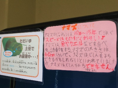 真駒内公園小展示_階段下