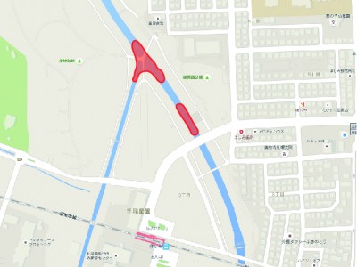 星置川さかなW実施場所
